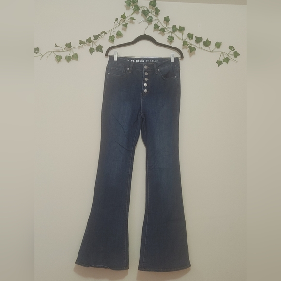 Vintage Denim - S.O.N.G Fit n Flare Baby Girl  blue denim Jeans, size 9/29  (make me an offer)